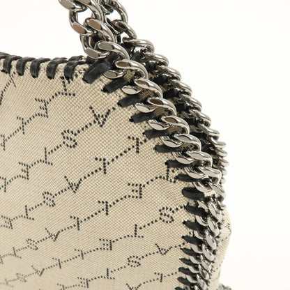 Stella McCartney Falabella Faux Leather, Beige, Canvas, Tote Bag