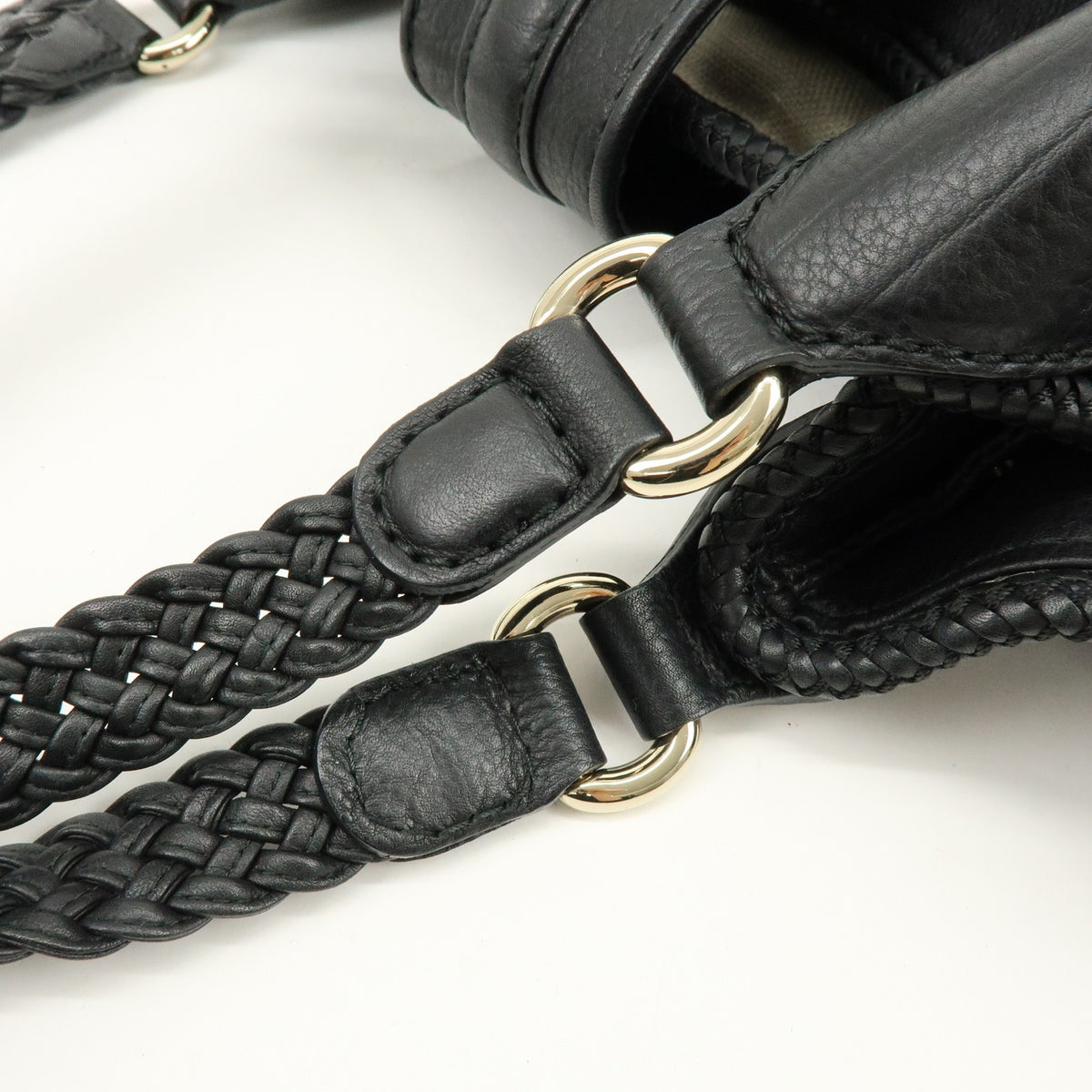 Gucci Marrakech Leather, Black, Leather, Tote Bag