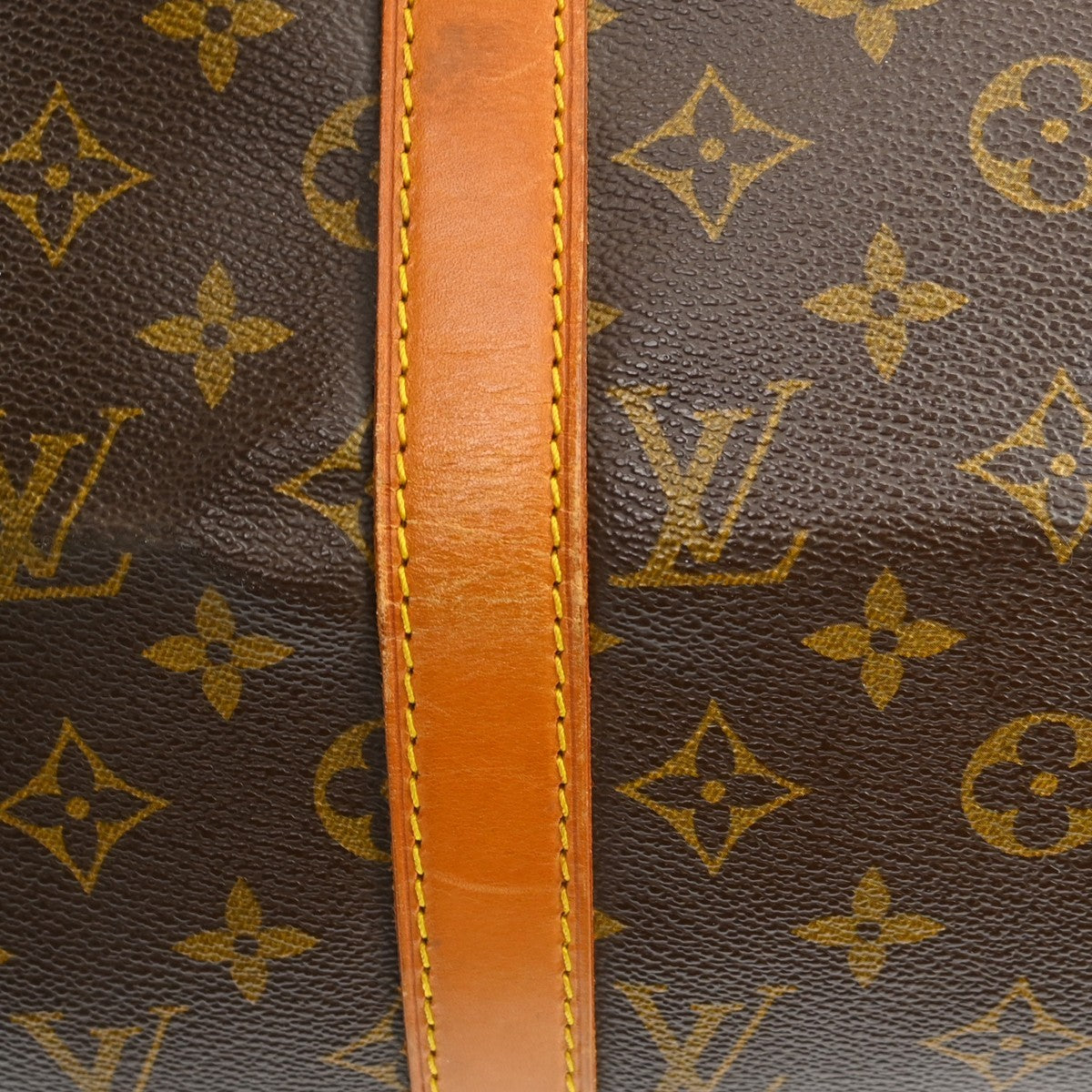 Louis Vuitton Keepall Monogram, Brown, Canvas, Travel Bag