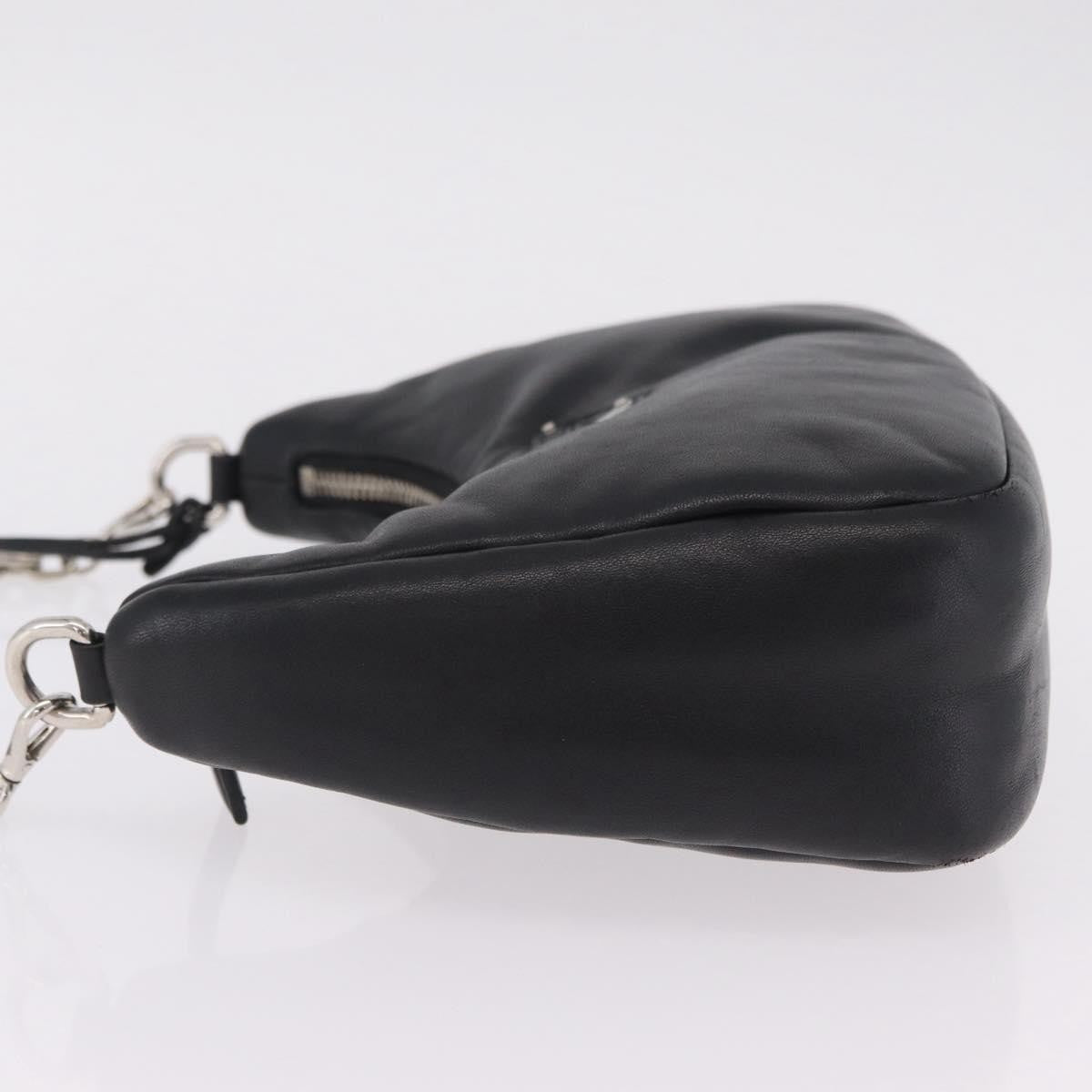 Prada Re-Edition 2005 Nappa Leather, Black, Leather, Shoulder Bag