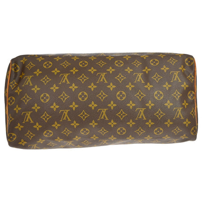 Louis Vuitton Speedy Monogram, Brown, Canvas, Handbag