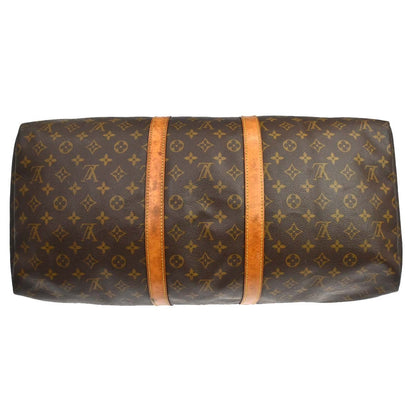 Louis Vuitton Keepall Monogram Canvas, Brown, Canvas, Travel Bag