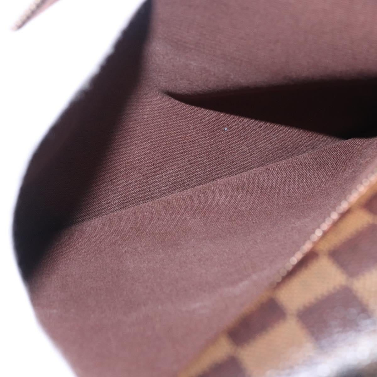 Louis Vuitton Brooklyn Damier Ebene, Brown, Canvas, Shoulder Bag