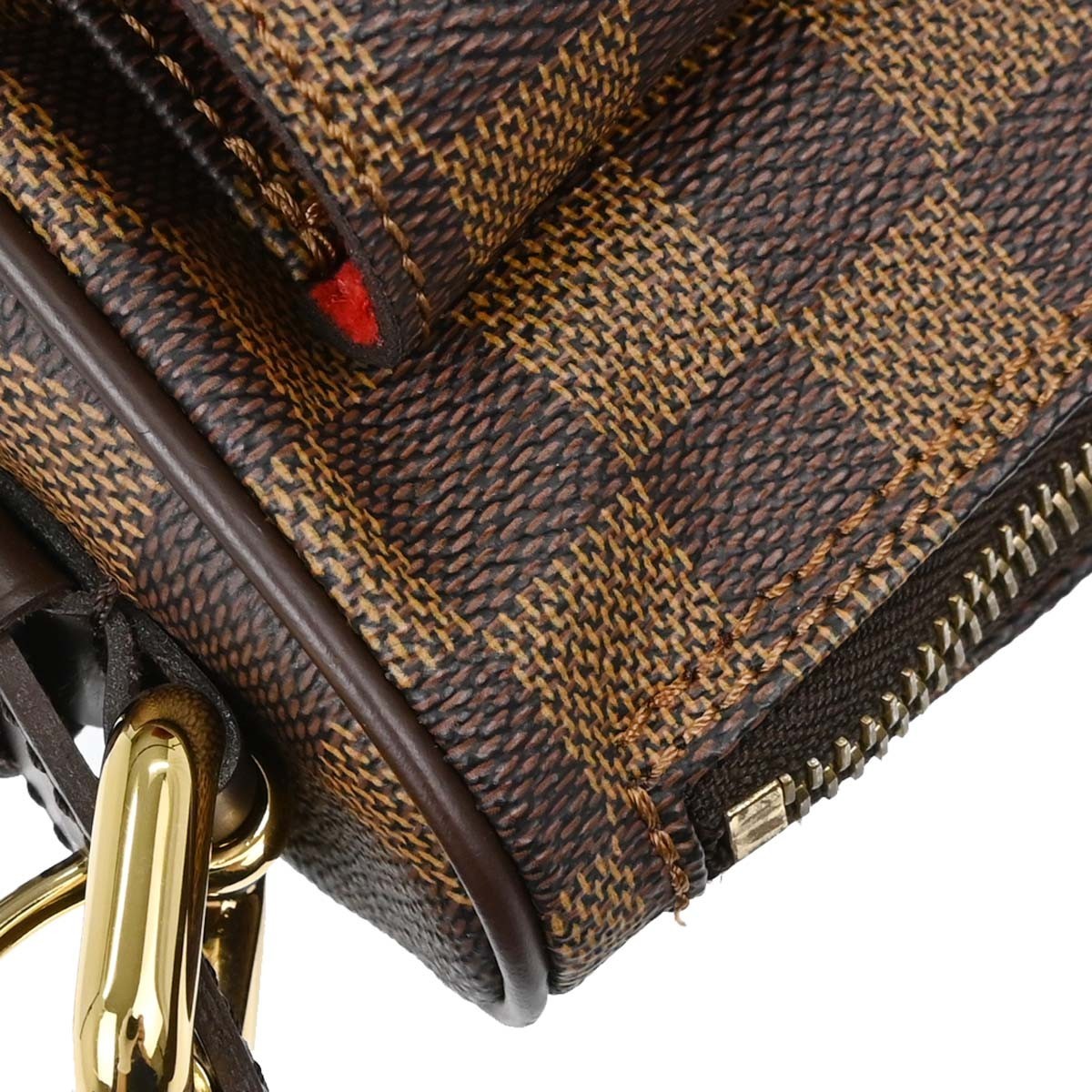 Louis Vuitton Ravello Damier, Brown, Canvas, Handbag