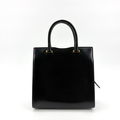 Saint Laurent Uptown Crossbody Bag Leather, Black, Leather, Crossbody Bag