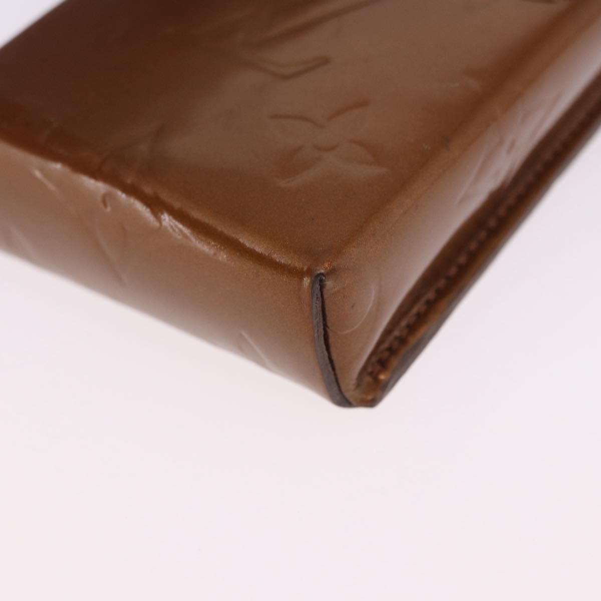 Louis Vuitton Walker Monogram Vernis, Brown, Patent Leather, Wallet