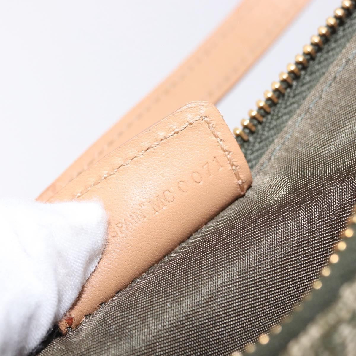 Christian Dior Saddle Canvas, Khaki, Canvas, Handbag