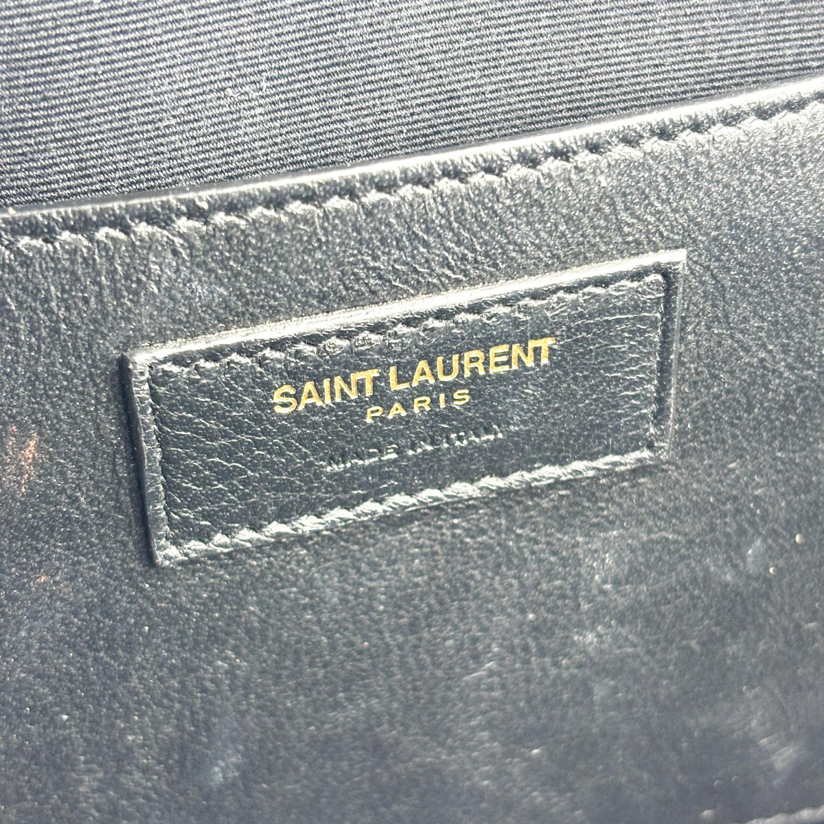 Saint Laurent Vicky Camera Vertical Quilted Leather, Black, Leather, Shoulder Bag