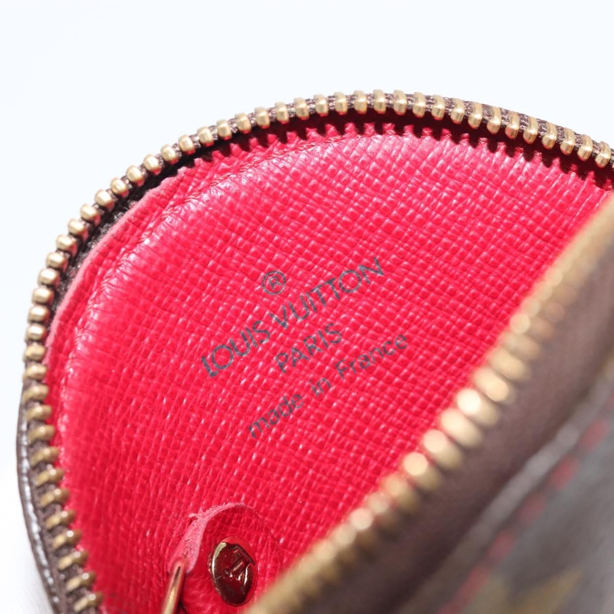 Louis Vuitton Porte Monnaie Coin Purse Limited Edition Monogram Cerises, Brown, Canvas, Clutch