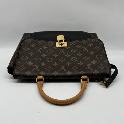 Louis Vuitton Marignan Monogram Canvas with Leather, Brown, Canvas, Handbag
