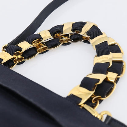 Salvatore Ferragamo Vala Canvas, Navy, Canvas, Shoulder Bag