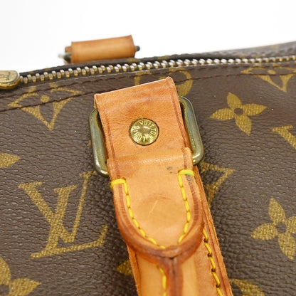 Louis Vuitton Keepall Monogram Canvas, Brown, Canvas, Travel Bag