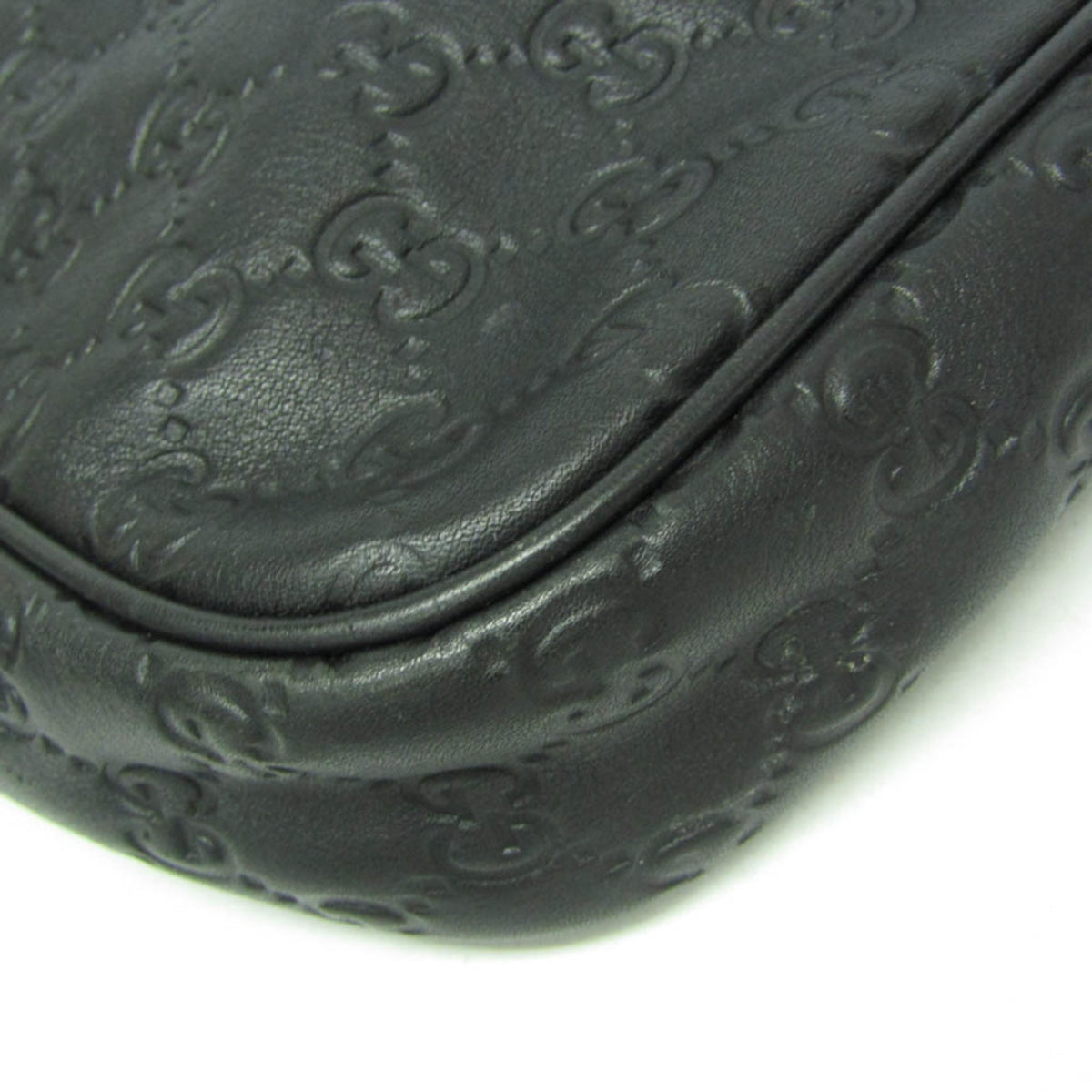 Gucci Convertible Briefcase Guccissima Leather, Black, Leather, Briefcase
