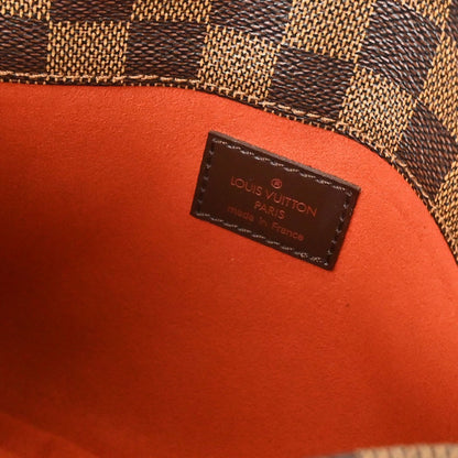 Louis Vuitton Aubagne Damier Ebene, Brown, Canvas, Shoulder Bag