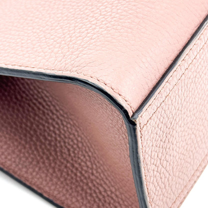 Gucci GG Marmont Top Handle Leather, Pink, Leather, Handbag