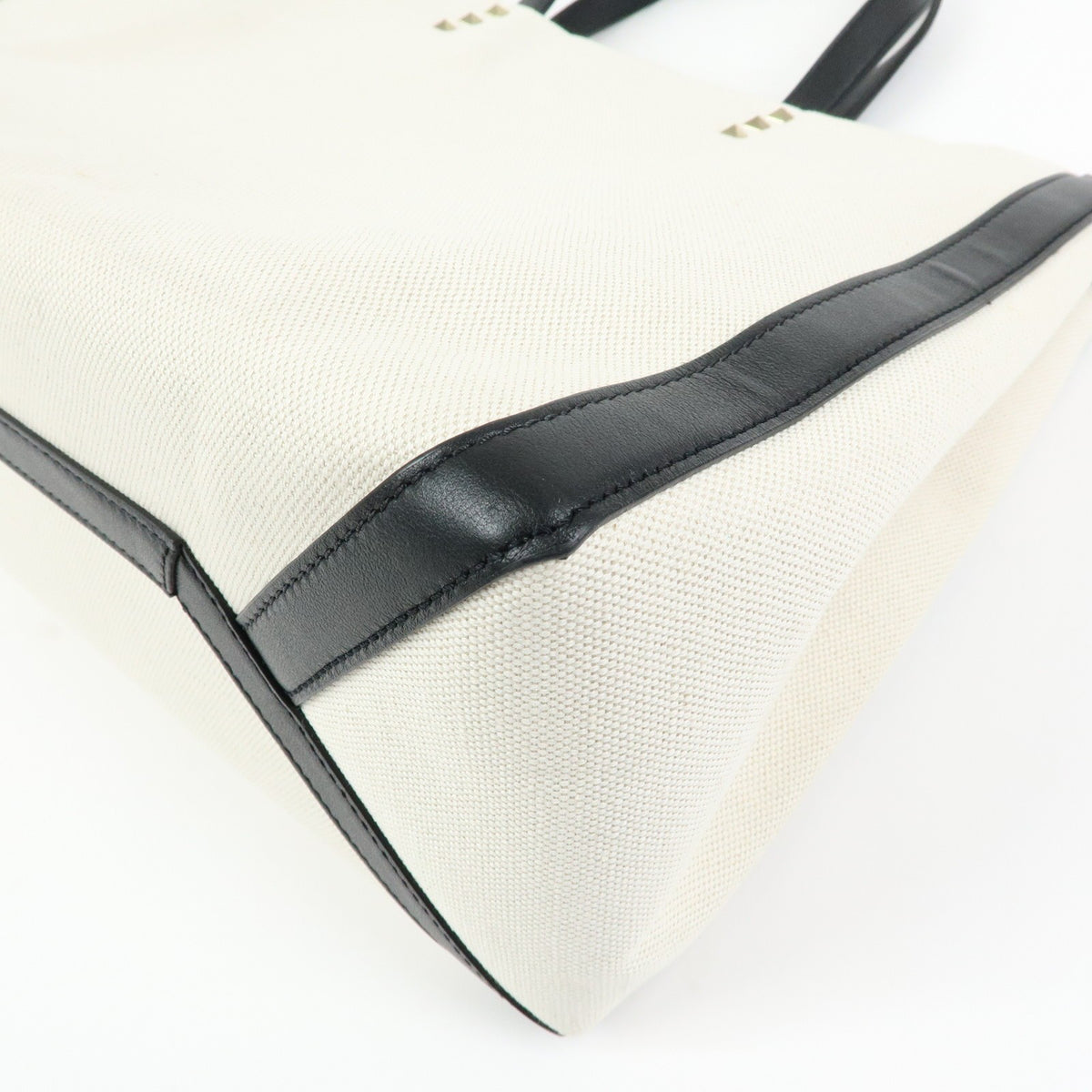 Valentino Garavani Grande Plage VLTN Canvas, Beige, Canvas, Tote Bag