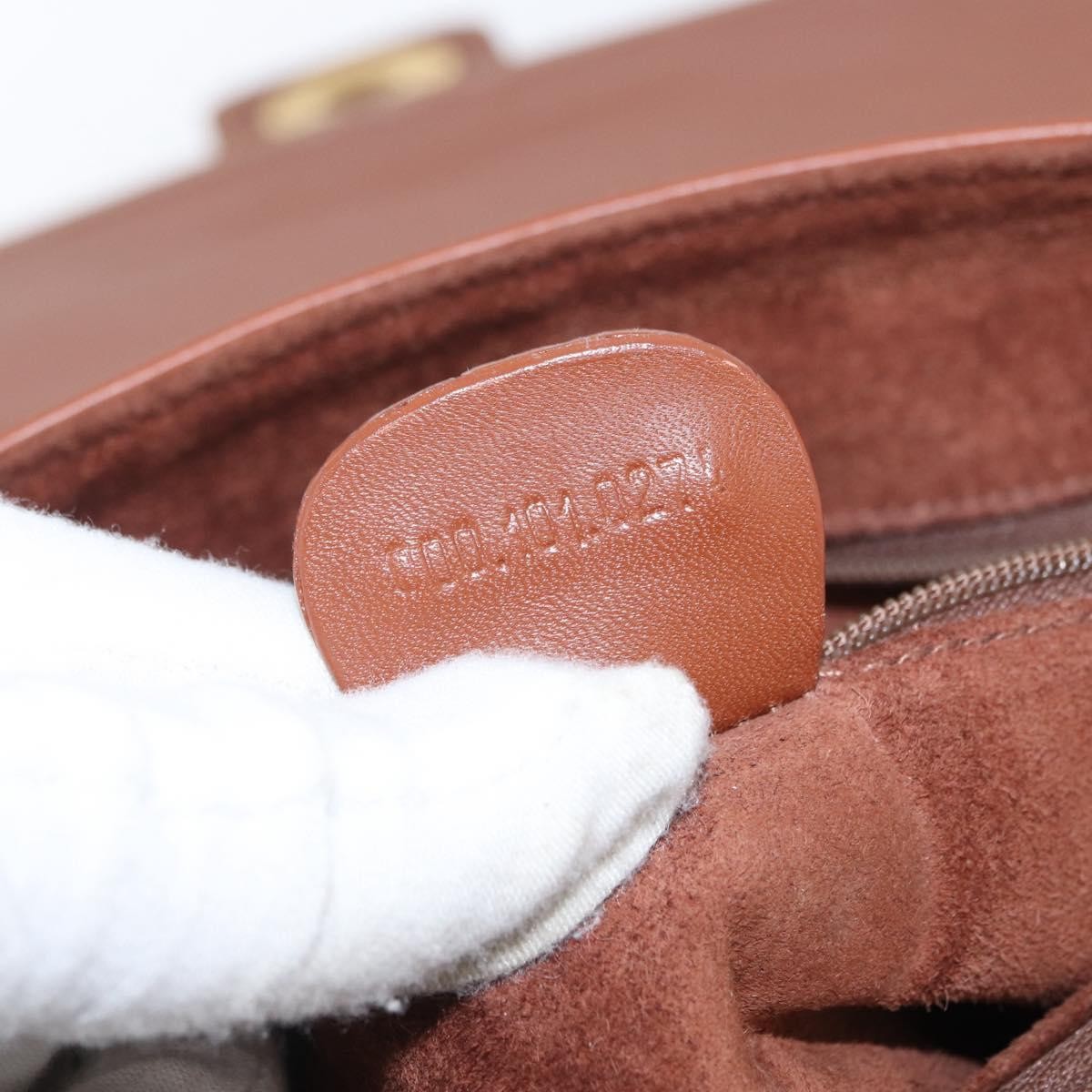 Gucci Vintage Leather, Brown, Leather, Handbag