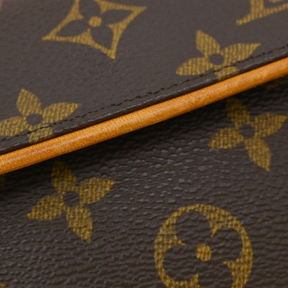 Louis Vuitton Florentine Waist Monogram Canvas, Brown, Canvas, Clutch