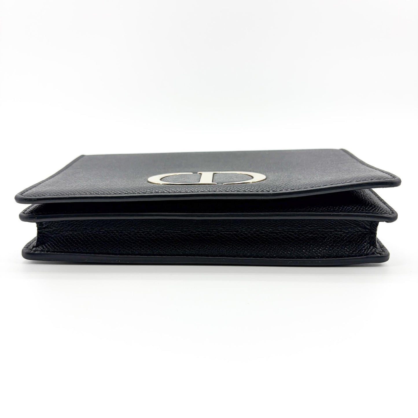 Christian Dior 30 Montaigne 2-in-1 Leather, Black, Calfskin, Clutch