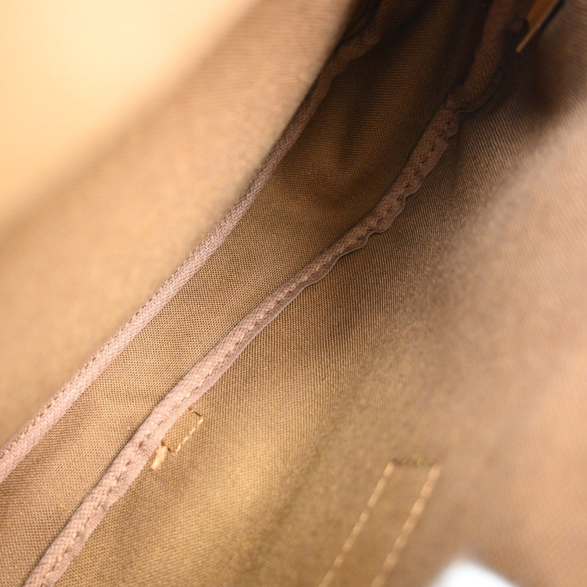 Louis Vuitton Saumur Monogram, Brown, Canvas, Shoulder Bag