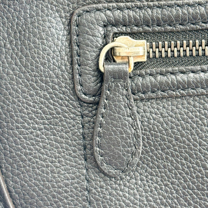Celine Luggage Smooth Leather, Black, Leather, Handbag