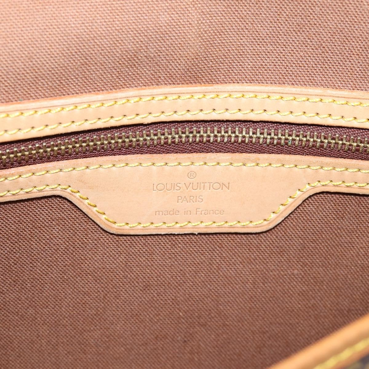Louis Vuitton Sac Gibeciere Messenger Monogram Canvas, Brown, Canvas, Shoulder Bag