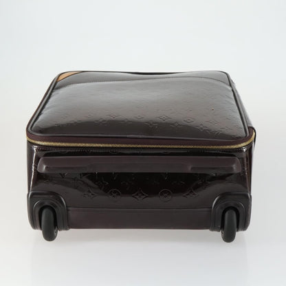 Louis Vuitton Pegase Luggage Monogram Vernis, Brown, Patent Leather, Travel Bag