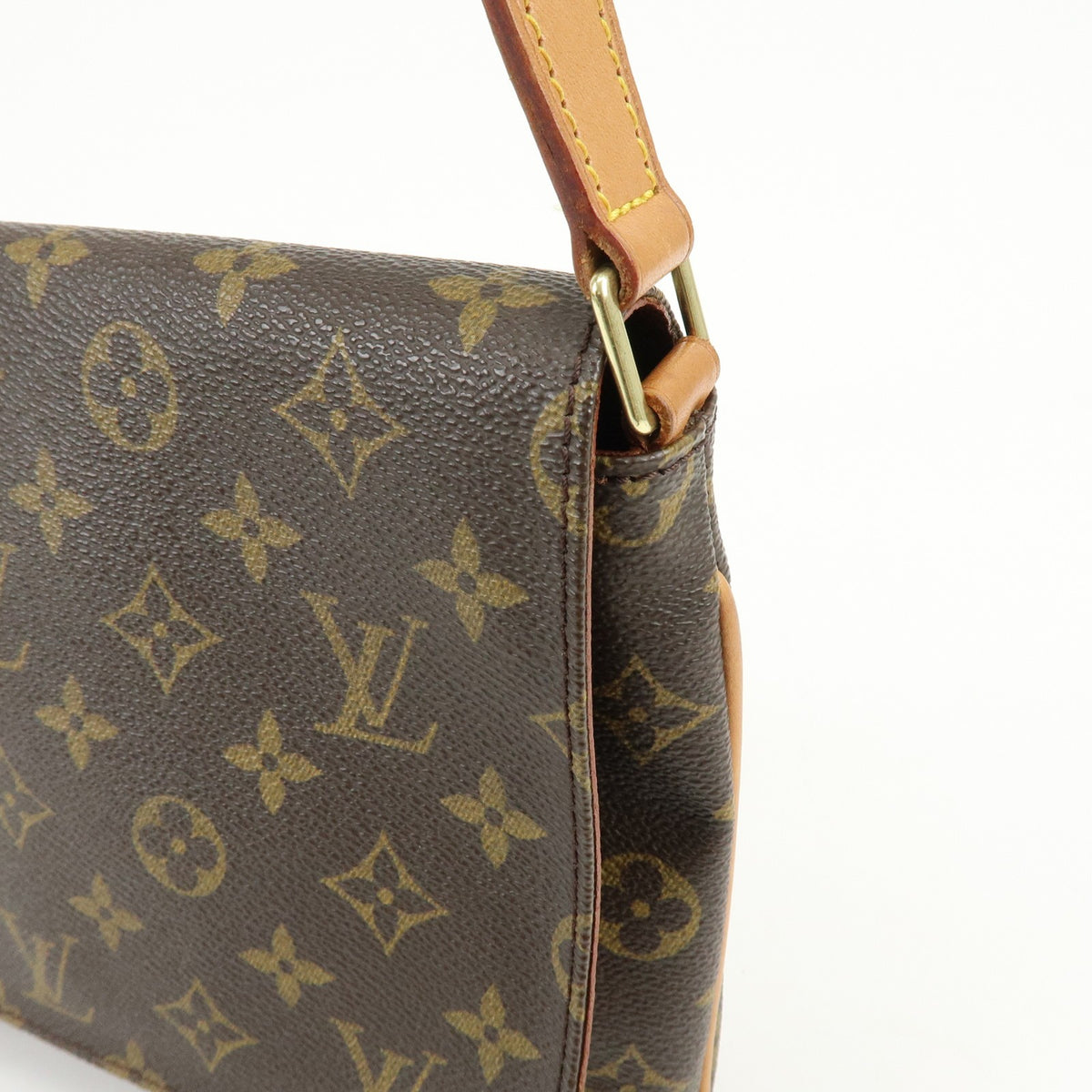 Louis Vuitton Musette Tango Monogram Canvas, Brown, Canvas, Shoulder Bag