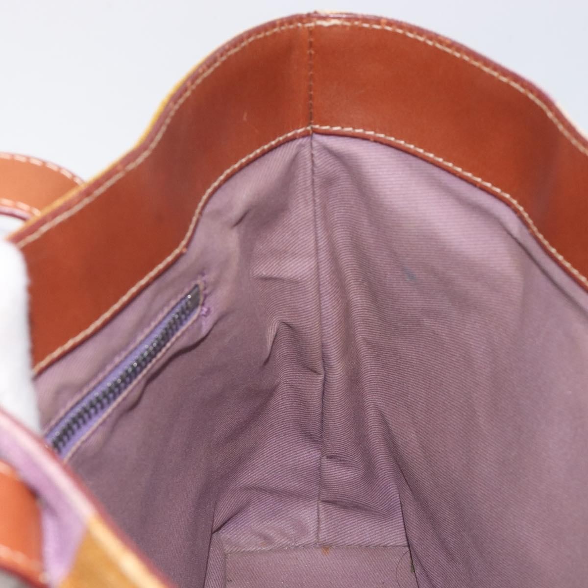 Celine Handbag Canvas, Brown, Canvas, Handbag