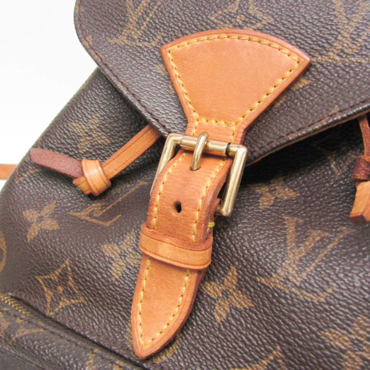 Louis Vuitton Vintage Montsouris Monogram Canvas, Brown, Canvas, Backpack
