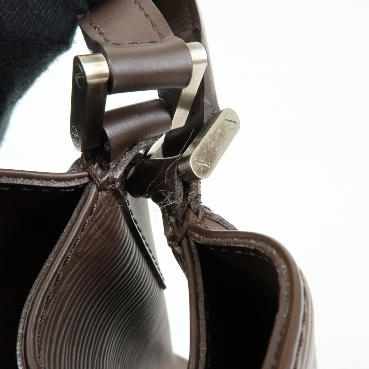 Louis Vuitton Mandara Epi Leather, Brown, Leather, Shoulder Bag