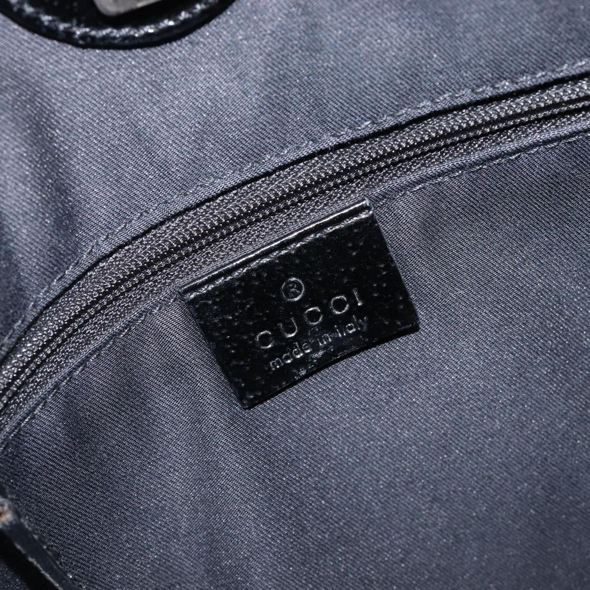 Gucci Twins Tote GG Canvas with Leather, Black, Canvas, Tote Bag