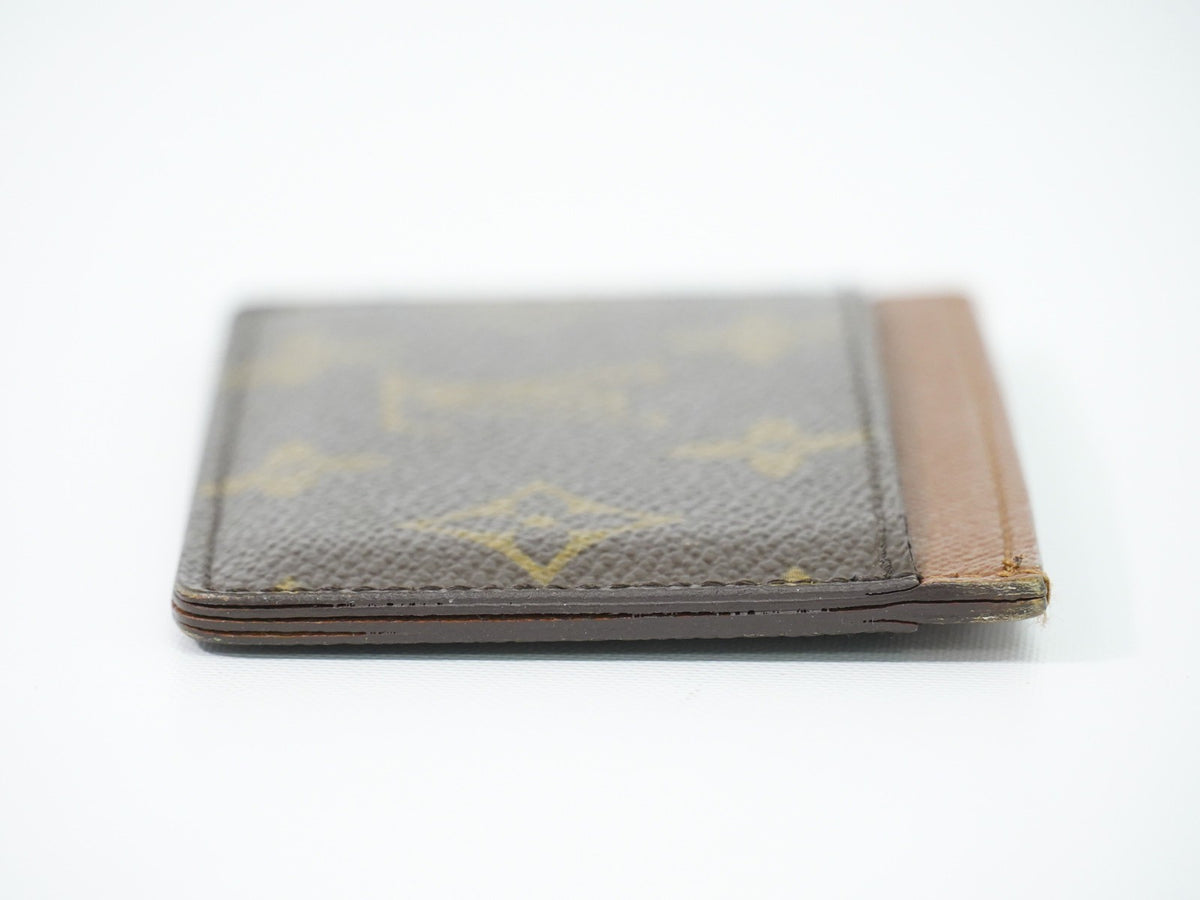 Louis Vuitton Card Holder Reverse Monogram Canvas, Brown, Canvas, Card Holder