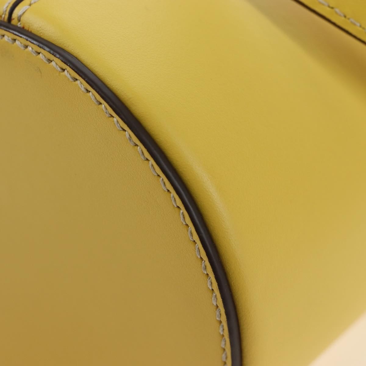 Miu Miu Vintage Leather, Yellow, Leather, Handbag