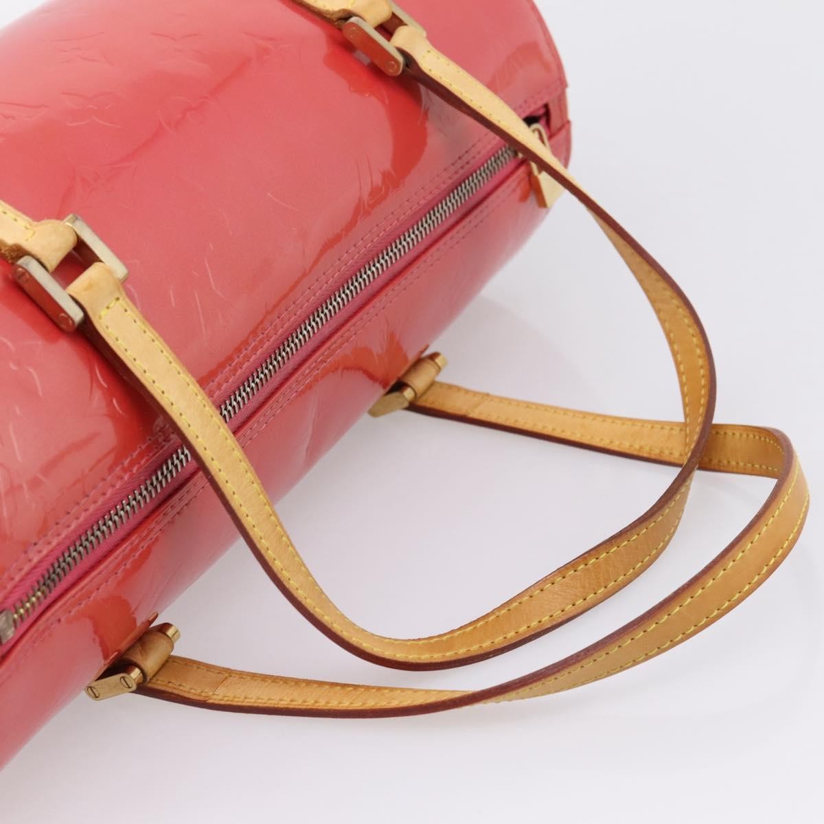Louis Vuitton Bedford Monogram Vernis, Pink, Patent Leather, Handbag
