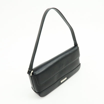 Burberry Shoulder Bag Leather, Black, Leather, Shoulder Bag