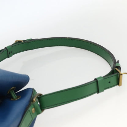 Louis Vuitton Bicolor Noe Epi Leather, Blue, Leather, Shoulder Bag
