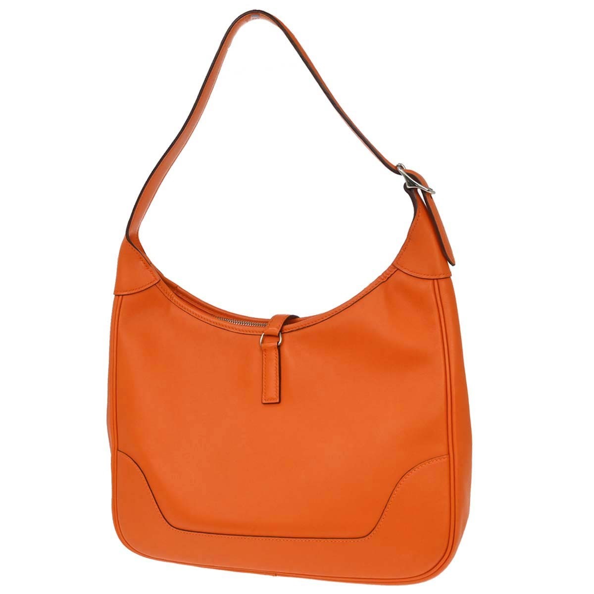 Hermes Trim Epsom, Orange, Leather, Shoulder Bag