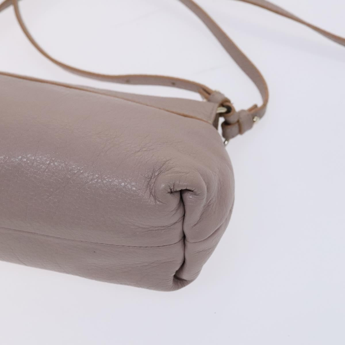 Chloe Lily Leather, Purple, Leather, Shoulder Bag