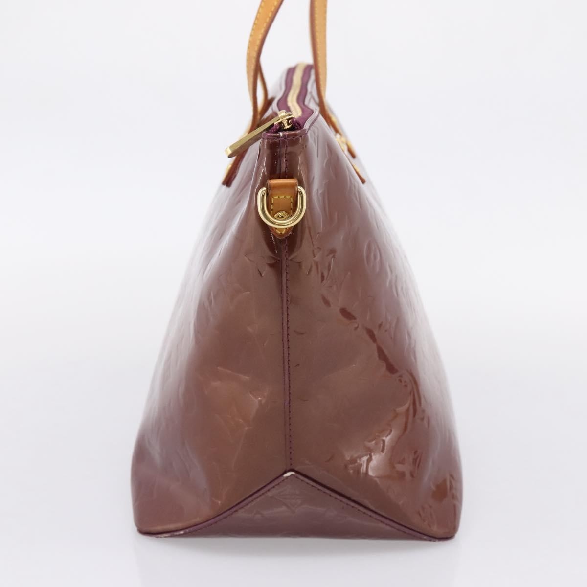 Louis Vuitton Bellevue Monogram Vernis, Purple, Patent Leather, Handbag
