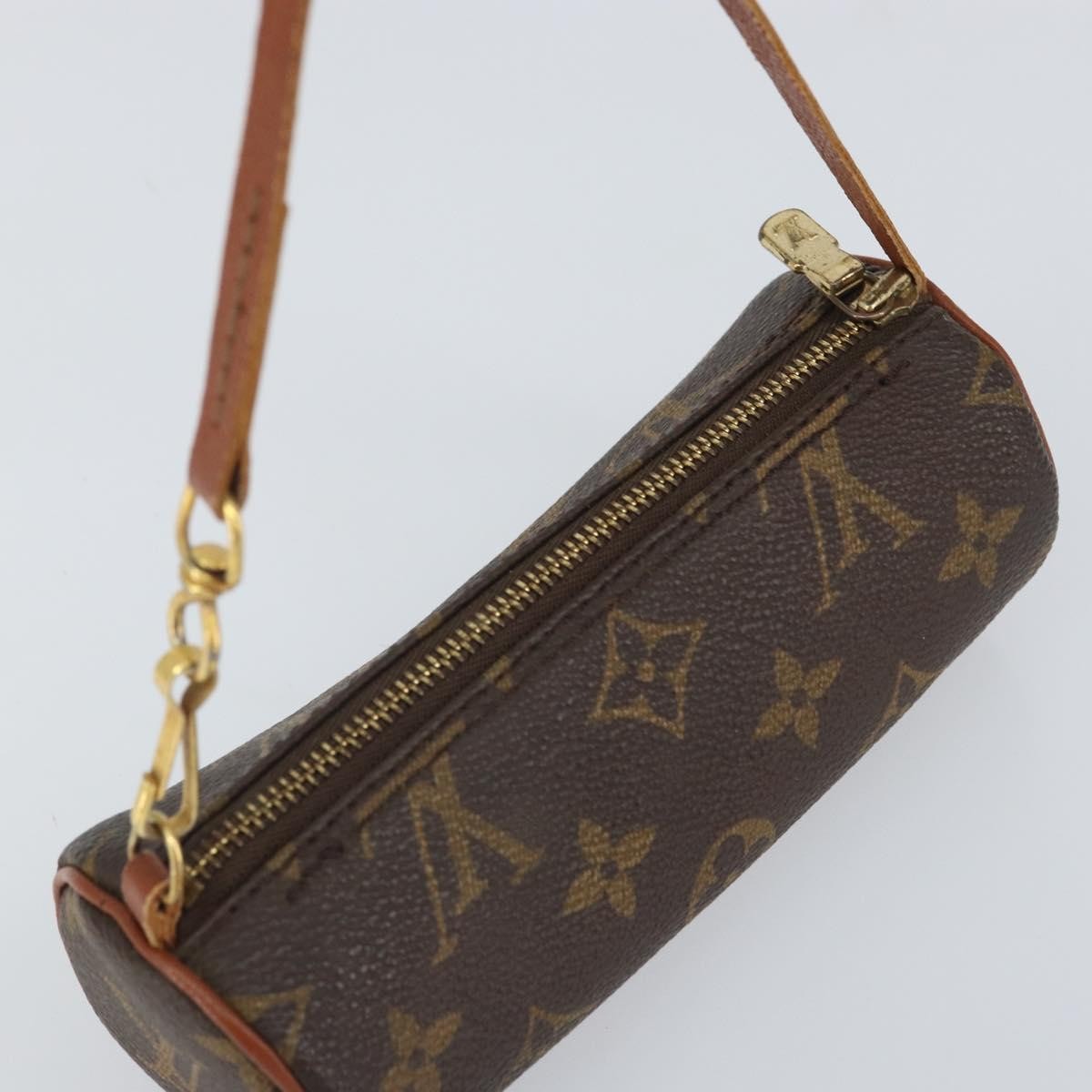 Louis Vuitton Papillon Pochette Monogram Canvas, Brown, Canvas, Clutch