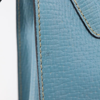 Loewe Tote Leather, Blue, Leather, Tote Bag