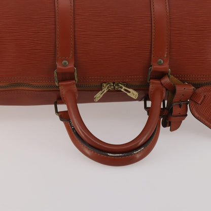 Louis Vuitton Keepall Bag Epi Leather, Brown, Leather, Travel Bag