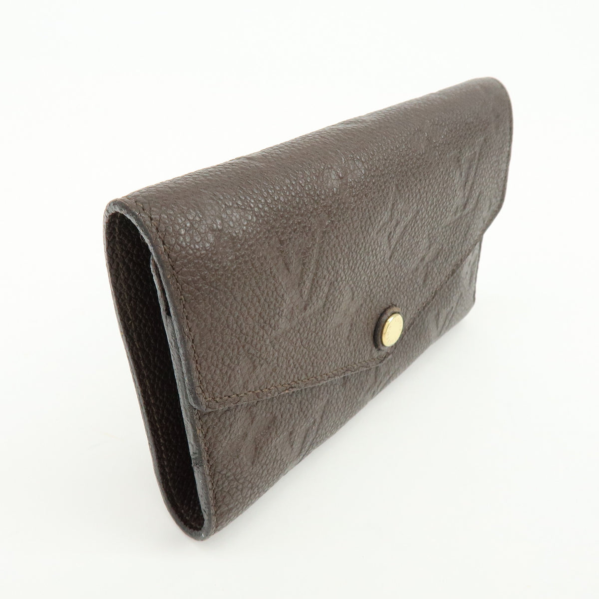 Louis Vuitton Curieuse Monogram Empreinte Leather, Brown, Leather, Wallet