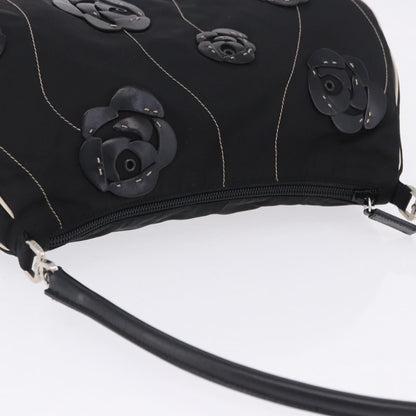 Prada Shoulder Tessuto, Black, Nylon, Shoulder Bag