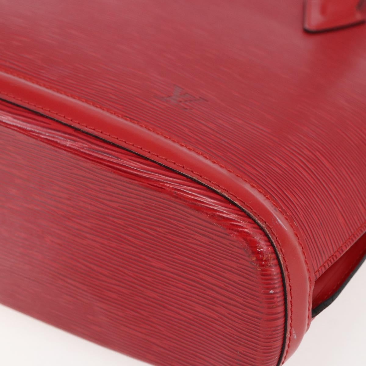 Louis Vuitton Lussac Epi Leather, Red, Leather, Shoulder Bag