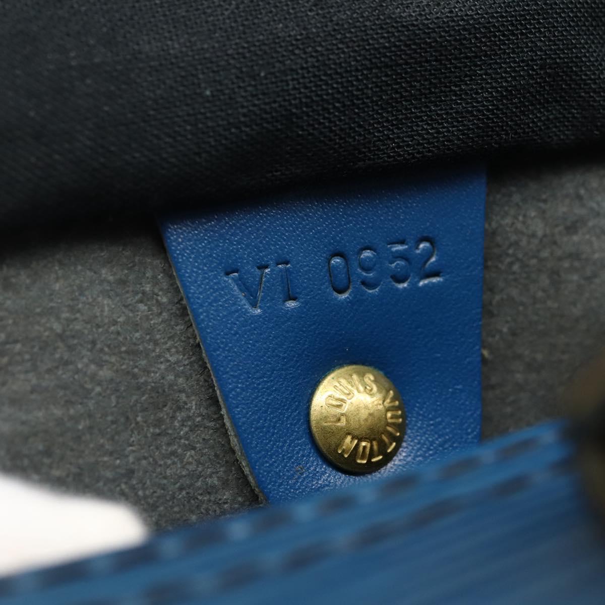 Louis Vuitton Speedy Handbag Epi Leather, BLUE, LEATHER, Handbag