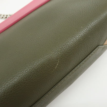 Louis Vuitton Lockme II Leather, Pink, Leather, Shoulder Bag