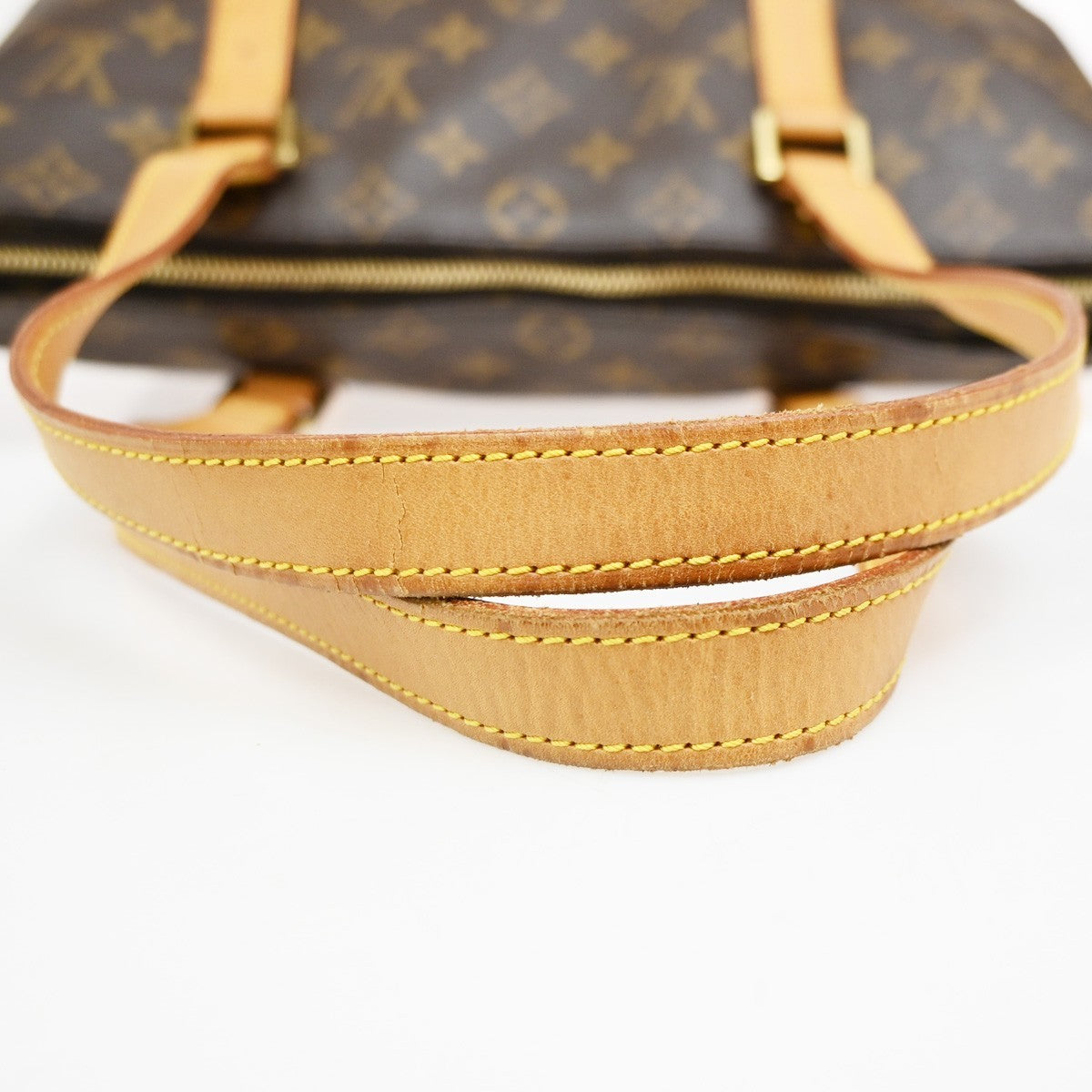 Louis Vuitton Cabas Mezzo Monogram Canvas, Brown, Canvas, Tote Bag