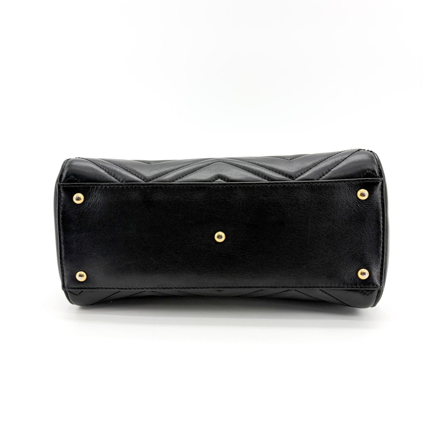 Gucci GG Marmont Tote Matelasse Leather, Black, Leather, Tote Bag